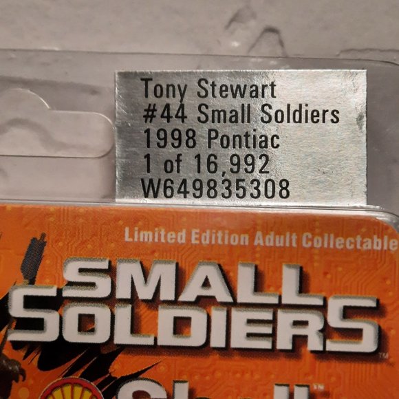 90s Nascar Tony Stewart Small Soldiers #44 98 Pontiac, Limited Ed, 1/64 Diecast - Picture 8 of 11